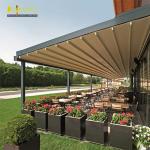 Outdoor Pergola Awning Kits Garden Sunshade PVC Waterproof Motorized Pergola Awning for sale