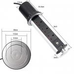 Ergonomic Design Kitchen Island Pop Up Outlet Automatically Shut Down