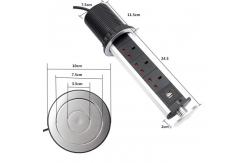 China Ergonomic Design Kitchen Island Pop Up Outlet Automatically Shut Down supplier
