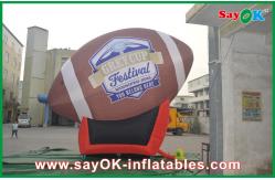China Promotional Inflatable Rugby Balls  Inflatable Word Cup Trophy Rugby Ball Model supplier