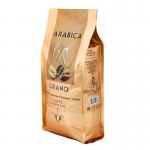 Compostable Brown Paper Packaging Bag for Rice Nuts Coffee Customized With Air Vavle for sale
