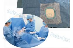 China SMMS T Shape Laparotomy Disposable Surgical Packs Integrated Fluid Collection Bag supplier
