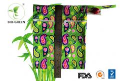 China Pre Printed Square Baby Wet Bag Reusable / Machine Washable Style Available supplier