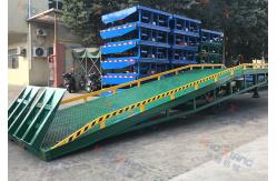 China 10m Hydraulic Dock Ramp 10 Tons  Loading Dock Adjustable  Mobile Dock Ramp Warehouse supplier