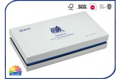 China Custom Offset 4c Print Embossed Logo Rigid Shoulder Box supplier