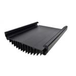 Black Anodized Aluminum Extrusions For Electronics / Electrical Cover for sale