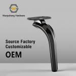 Heavy-duty Die-cast Black Cabinet Legs Metal Furniture Feet Hardware Accessories for Sofas Coffee Tables and Bathroom Cabinets for sale
