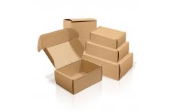 China Packaging Custom Design Kraft Paper Corrugated Box Mail Packaging Boxes supplier