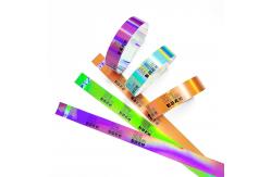 China Factory Customized Paper Wristband Shiny Glitter Laser Wristband Fashionable And Eye-Catching supplier