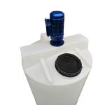 Plastic Acid Alkaline Resistant Chemical Mixing Tank With Agitator 0.75kw 200L