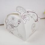 White Kraft Paper Bag For Candy Packaging With Front Round Window
