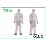 Hooded Nonwoven Disposable Coveralls with Various Colors CE Standard for sale