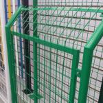 2mm Anti Climb Chain Link Fence OEM Low Carbon Iron Wire Mesh Fence