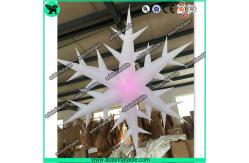China Inflatable Snowflake With LED Light,Lighting Inflatable Snow Flower supplier