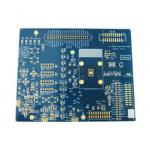 universal pcb board FR-4 6 Layer Blue Immersion Gold  PCB for sale
