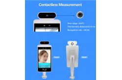 China 2.0MP FHD1080P 8 inch Body Temperature Kiosk With Facial Recognition supplier