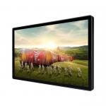 Super Thin Wall Mounted LCD Advertising Screen With Remote Control System for sale