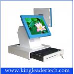 Red POS / Cash Register Touch Terminal , LCD TFT Monitor Touchscreen 15 for sale