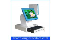 China Red POS / Cash Register Touch Terminal , LCD TFT Monitor Touchscreen 15 supplier