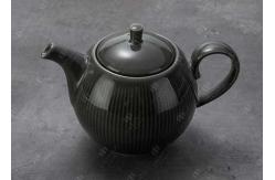 China 15Pc On Glazed Embossed High Temperature Ceramic Coffee Pot Set supplier
