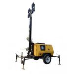 Portable Light Tower With Diesel Generator 4*400W LED Lamps For Construction Sites for sale