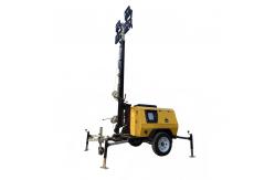 China Portable Led Light Tower With 1600W LED For Night Construction Lighting supplier