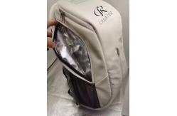 China White Pickleball Racquet Bag With Zipper Closure and Side Thermo Pockets supplier