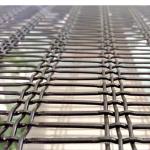 Poly Ripple Rectangular Shape Aperture Vibrating Screen Wire Mesh for sale