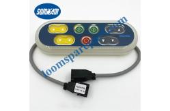China Weaving Picanol Loom Spare Parts Push Button Control Box With Led supplier