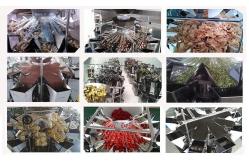 China 10 Head Multihead Weigher Machine For Food Banana Chips supplier