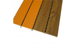 China MDF Wooden Grooved Acoustic Panel Noise Reduction ASTM Fireproof Material supplier