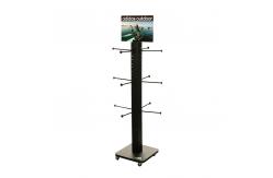 China Modern Flip Flop Display Stand Rotating Shoe Rack Display With Customized Logo supplier