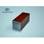 T5 Buildings Furniture Extruded Aluminum Rectangular Tubing Profiles Mill Finished for sale