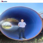 Steel Pipe Internal & External Coating Machinery for FBE and PE Application Solutions for sale