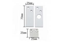 China RAVEN RP38 Automatic Door Bottom Seals H Shaped Clear Anodised Finish supplier
