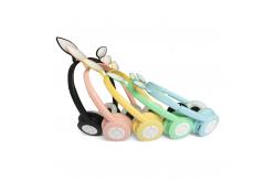 China New LED Bluetooth Cat Ear Wireless Headsets Foldable Noise Cancellation Headset With Mic supplier
