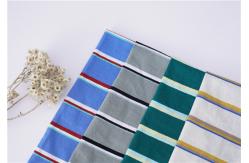 China Breathable Plain Cotton Sweat Absorbent Striped Knit Fabric 190cm Width supplier