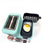 Small 120v 3 In 1 Breakfast Maker Kitchen Appliance With Toaster Frying Pan