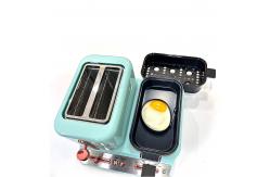 China Small 120v 3 In 1 Breakfast Maker Kitchen Appliance With Toaster Frying Pan supplier