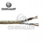 AWG 20 Type K Thermocouple Wire With Steel Braided Shield / Fiberglass Insulation for sale