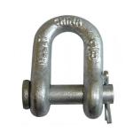 G215 Round Pin Chain Anchor Shackle Galvanized US Type for sale