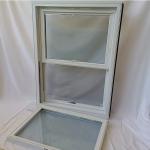 Commercial White UPVC Soundproof Windows Sash Bay for sale