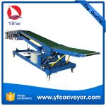 Truck loading conveyors / movable inclined extendable  belt conveyor with roller conveyors for sale