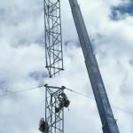 ISO2008 9001 Galvanized Steel Tower For Wind Measuring for sale