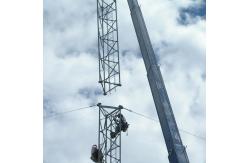 China ISO2008 9001 Galvanized Steel Tower For Wind Measuring supplier