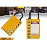149mm Hasp length 47g Weight  Aluminum Safety Lockout Padlocks With Six Holes for sale