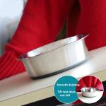 Stainless Steel Pet Bowl Anti-Slip Pet Food Basin Silicone Cat Bowl Dog Bowl Feeder Drinker Cat Supplies for sale