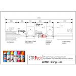 High Performance Bottle Filling Line / Aerosol Paint Can Filling Machine Line for sale