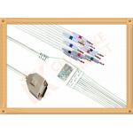 Insulated Fukuda Me Ecg Monitor Cable Banana AHA Gray Color for sale