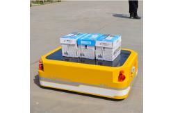 China 0.2 Tons Autonomous Guided Vehicle , Magnetic Navigation Automated Guided Carts supplier
